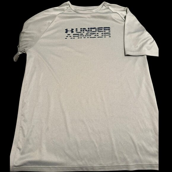Under Armour HeatGear Athletic T-shirt Gray (Large) - Picture 1 of 4